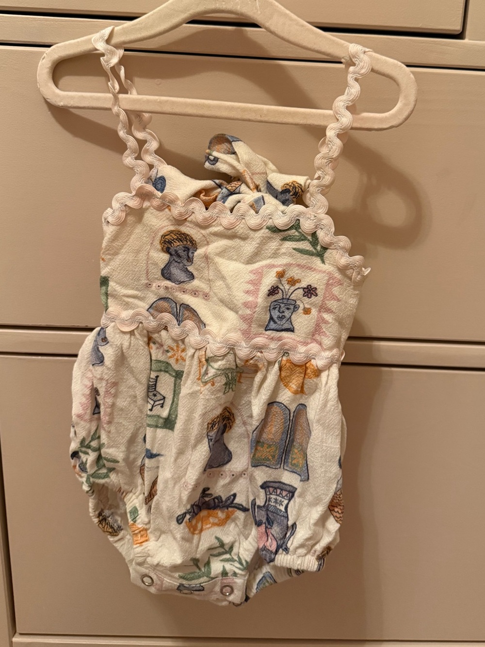 Noni the label Ric Rac romper in paros